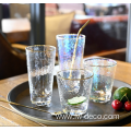 Gold Rimmed Glass Drinkware Set